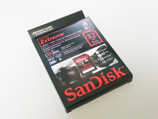 SanDisk Extreme UHS-1 パッケージ