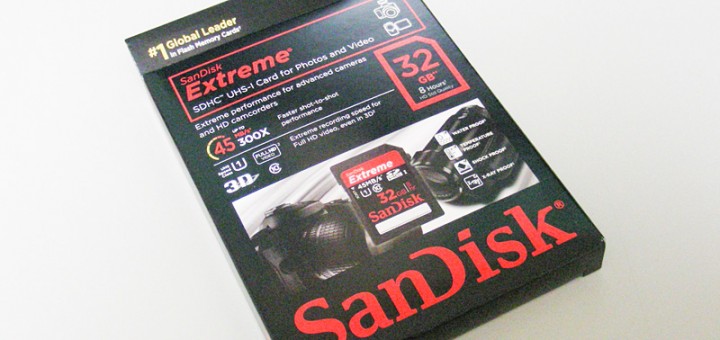 SanDisk Extreme UHS-1 パッケージ