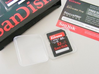 SanDisk Extreme UHS-1 製品写真